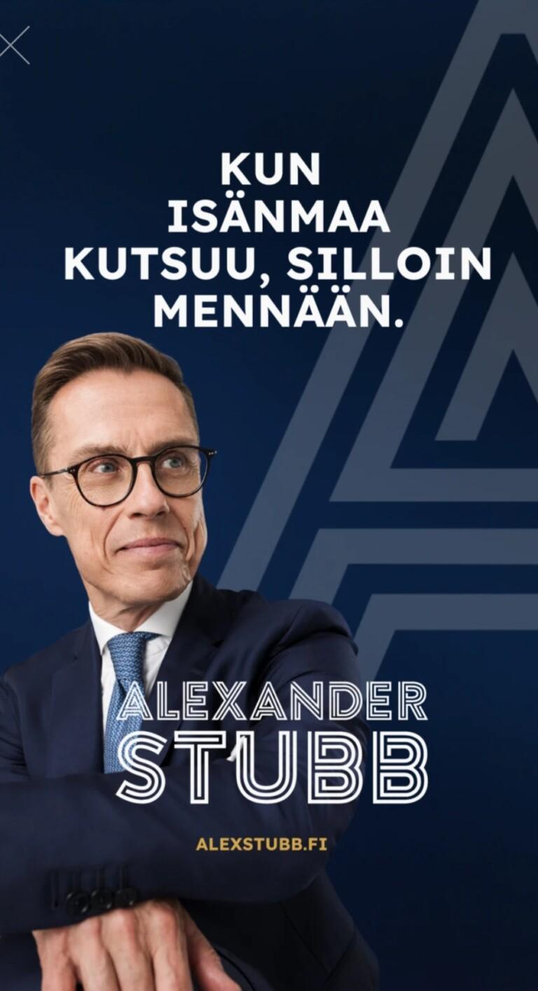 Alexander Stubb kokoomuksen presidenttiehdokkaaksi – tavoitteena avoin, turvallinen ja kansainvälinen Suomi